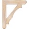 Ekena Millwork Balboa Craftsman Smooth Bracket w/ Offset Brace, Douglas Fir, 7 1/2"W x 34"D x 40"H BKT0806X34X40BOA04SDF - alternate 4
